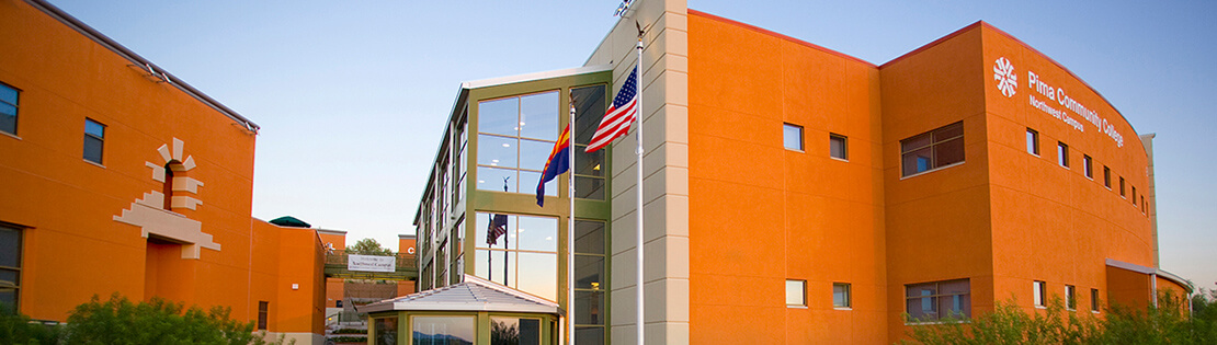 An aerial shot of Pima's Northwest Campus