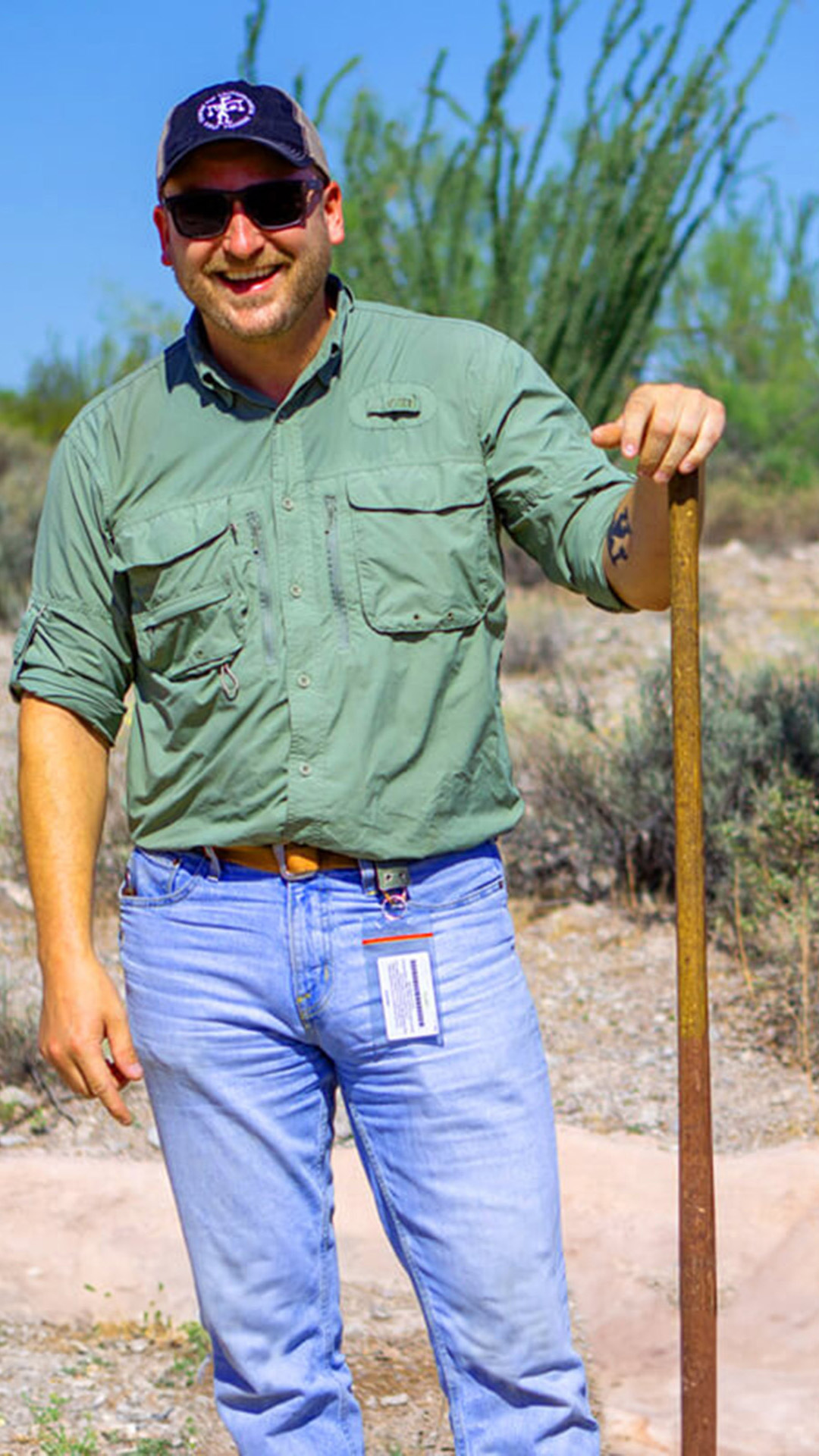 Ehren Keltz in the field.