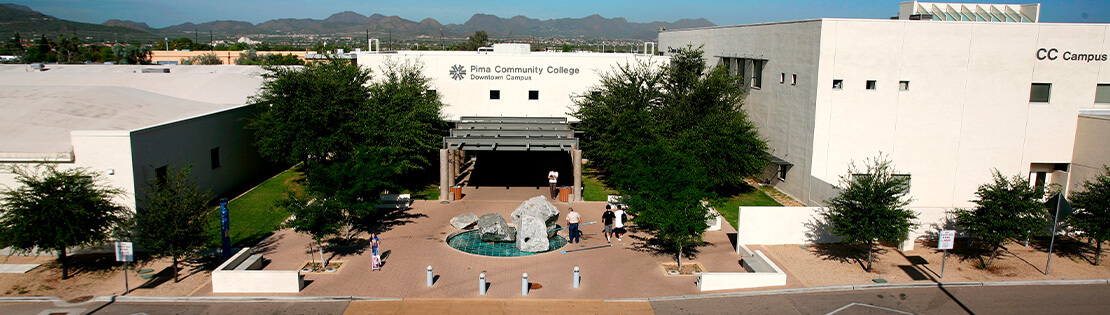 An outside image of Pima's Downtown Campus