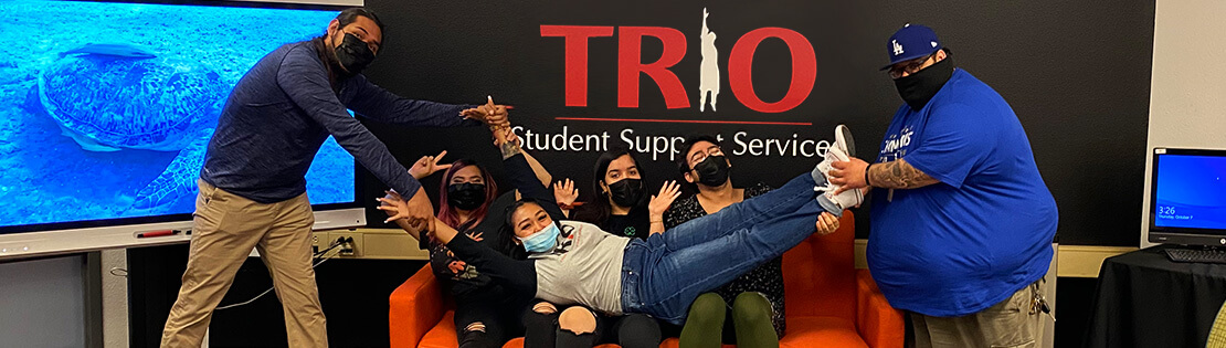 TRiO team poses for a photo