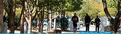 Students outside at Pima Community College Downtown Campus